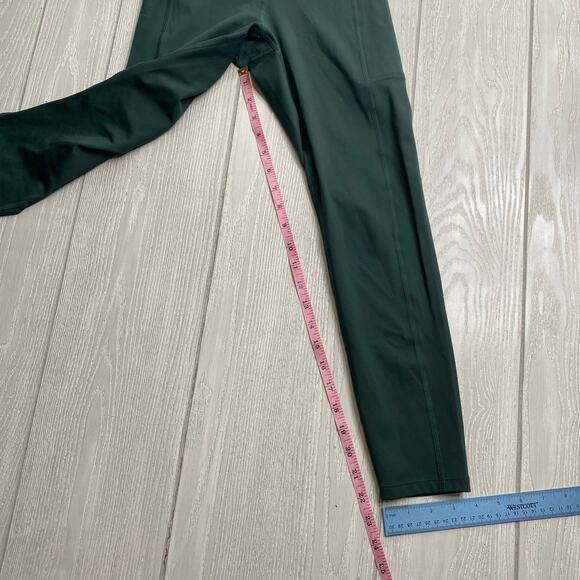 Girlfriend Collective Hunter Green High Waist Capri Leggings Size X-Small XS - Picture 6 of 9